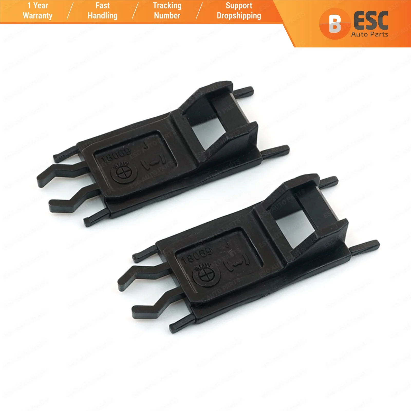 ESC автозапчасти ESR10 2 штуки Sunroof Slider Rail Ремонт пластиковых клипсы для BMW E36 E39 E53 E46 3 5 7