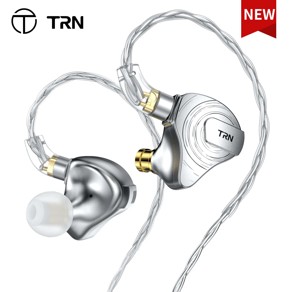 TRN ST5 4BA + 1DD Гибридная подвесная гарнитура-вкладыш с 10 драйверами HIFI DJ-монитор