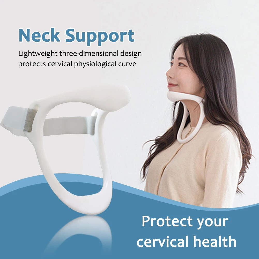 

Adjustable Cervical Retractor Traction Posture Correct Neck Support Belt Spine Pain Relief Spine Fixed for Adults Children