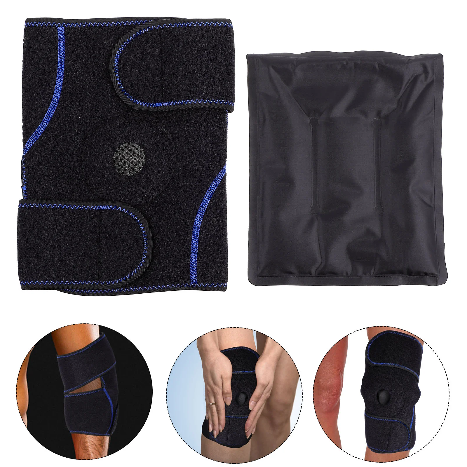 

Reusable Knee Protector Running Knee Sleeve Sports Knee Protector Sports Knee Pads Gel Knee Pads Adjustable Workout Knee Braces