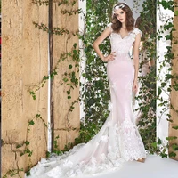 latest exquisite v neck applique lace prom dress women floor length long train maxi gown sexy open back evening dress 2022