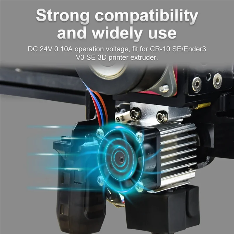 Фото Superior-Ball Bearing 2510 Fan For Ender 3 V3 SE Brushless Cooling Fan 3D Printer Hotend Axial Cooling Fan №1