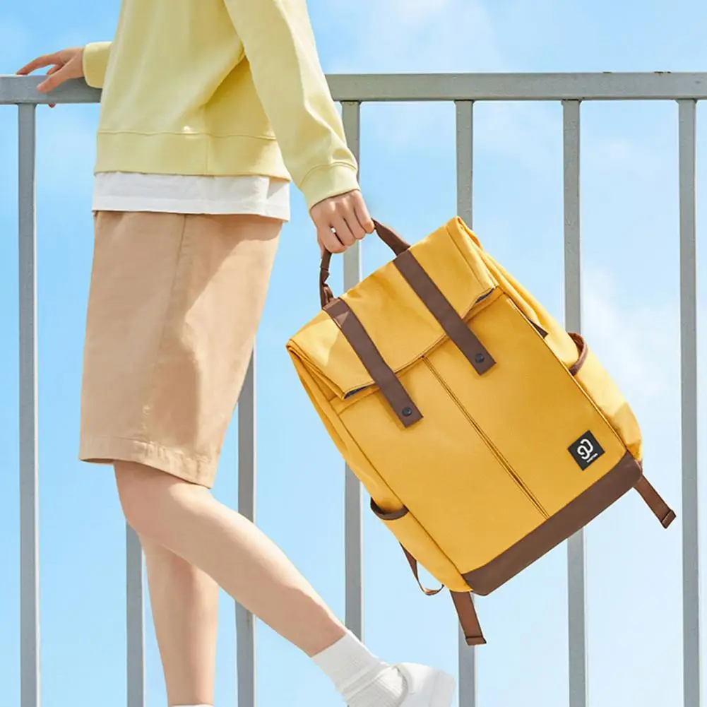 Popular Student Bookbag Anti-slip Strap Teenager Girls Boys Multi Pockets Backpack  Student Backpack    Unisex Backpack