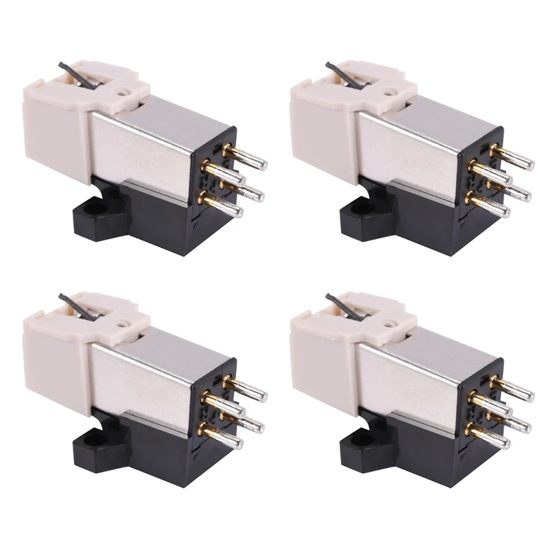 

4X Dynamic Magnetic Cartridge Needle Stylus AT-3600L For Audio Technica Record Player