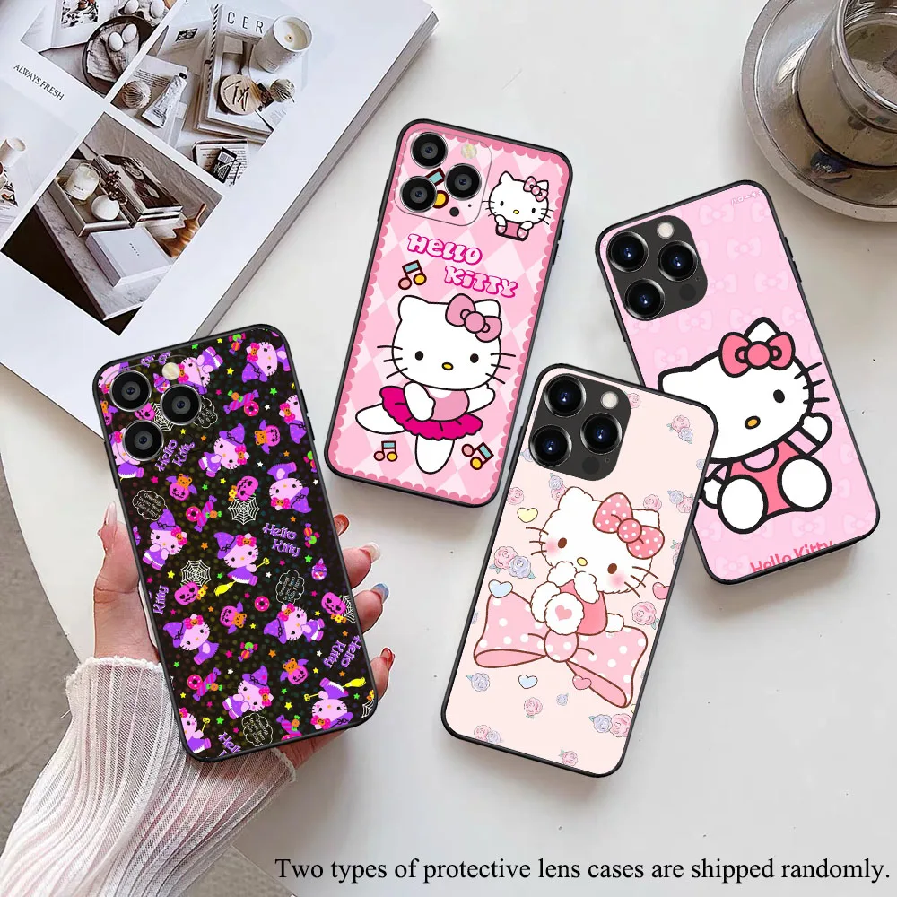 Фотообои Hello Kitty мягкие фотообои розового цвета для Realme C31 9i C30 C33 7 8 Pro 6 C21 C21Y C11 Narzo 50i