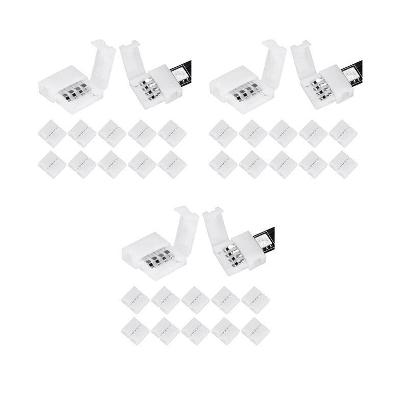 

150 шт./упаковка, 4-контактные разъемы для светодиодной светильник RGB 10 мм