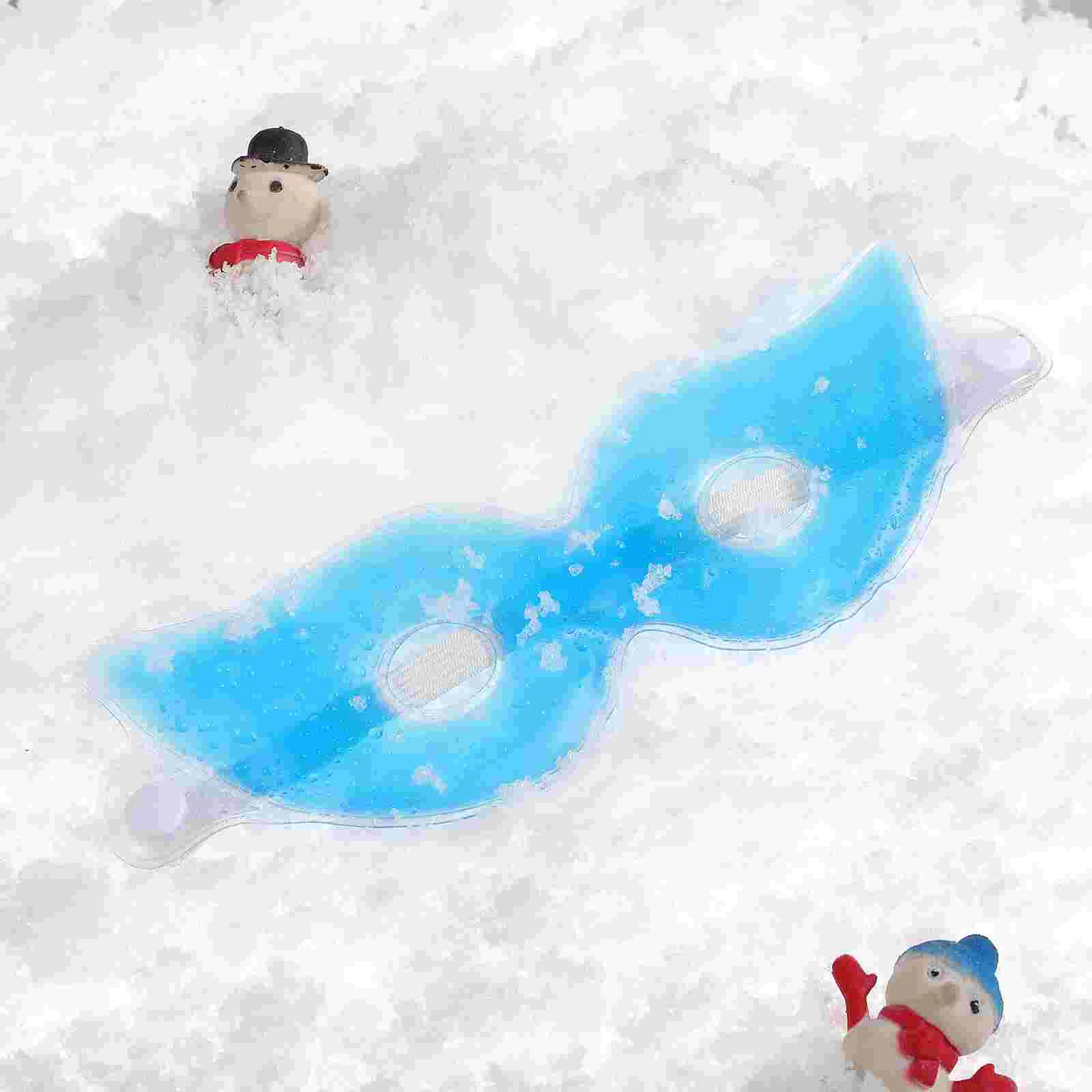 Маска для глаз многоразовая охлаждающая с отверстиями 2 шт. |