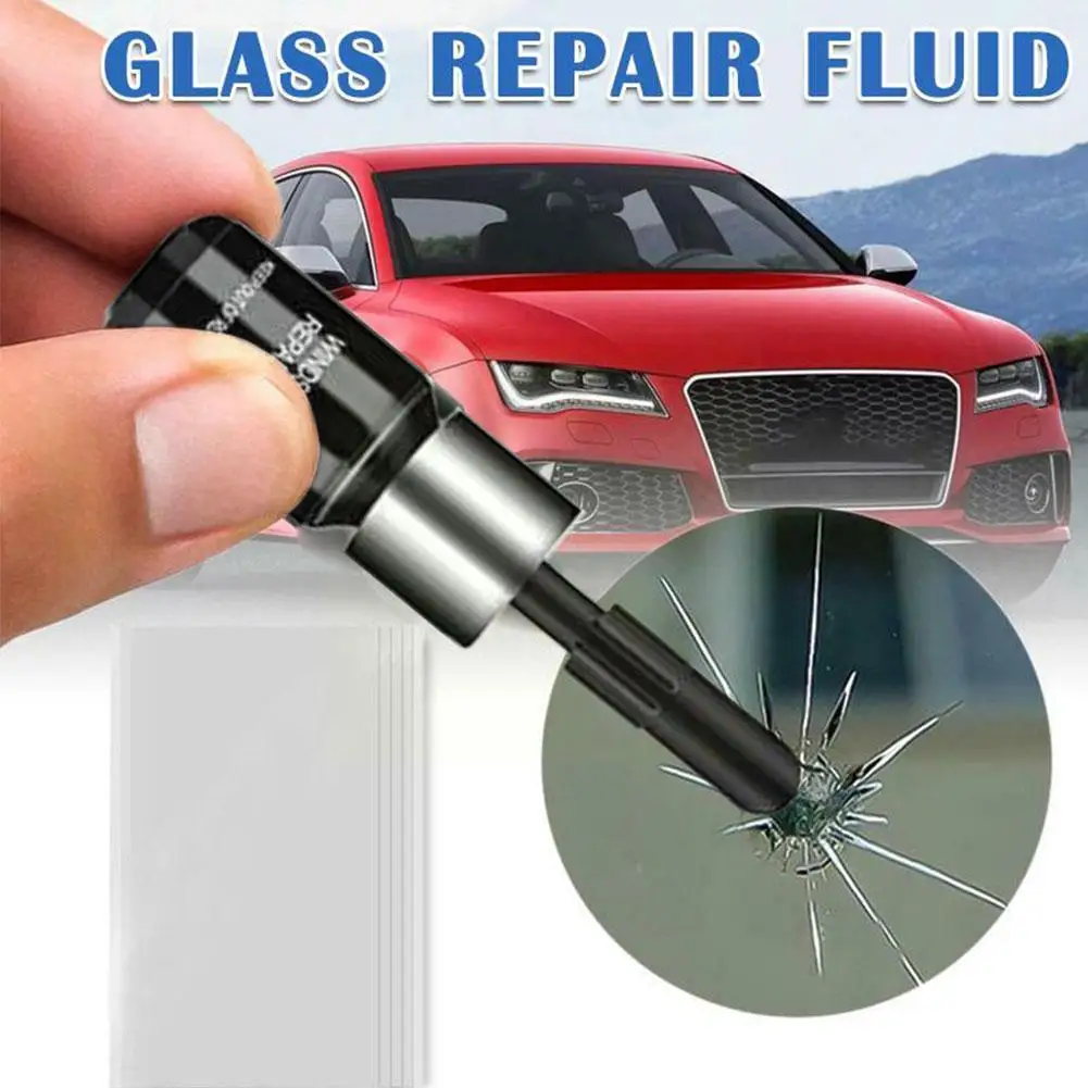 

New Automotive Windshield Repair Kit Tools Auto Glass Repairing Fluid Resin for Car Window Scratch Renovate Fixing S6T3