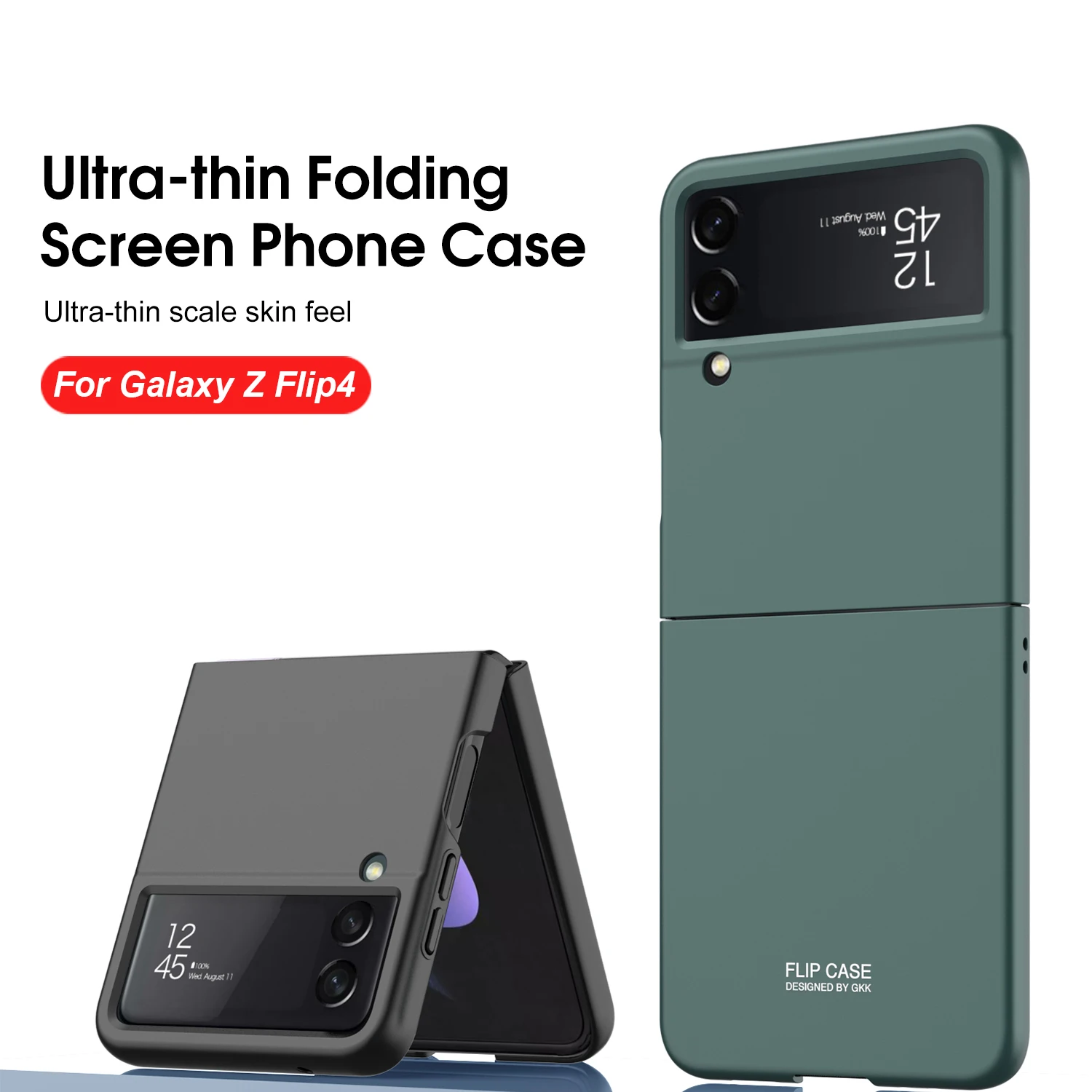 

Shockproof Matte Case For Samsung Galaxy Z Flip 4 5G Ultra Thin Case Hard Plastic Frosted Cover for Samsung Z Flip4 Case Funda