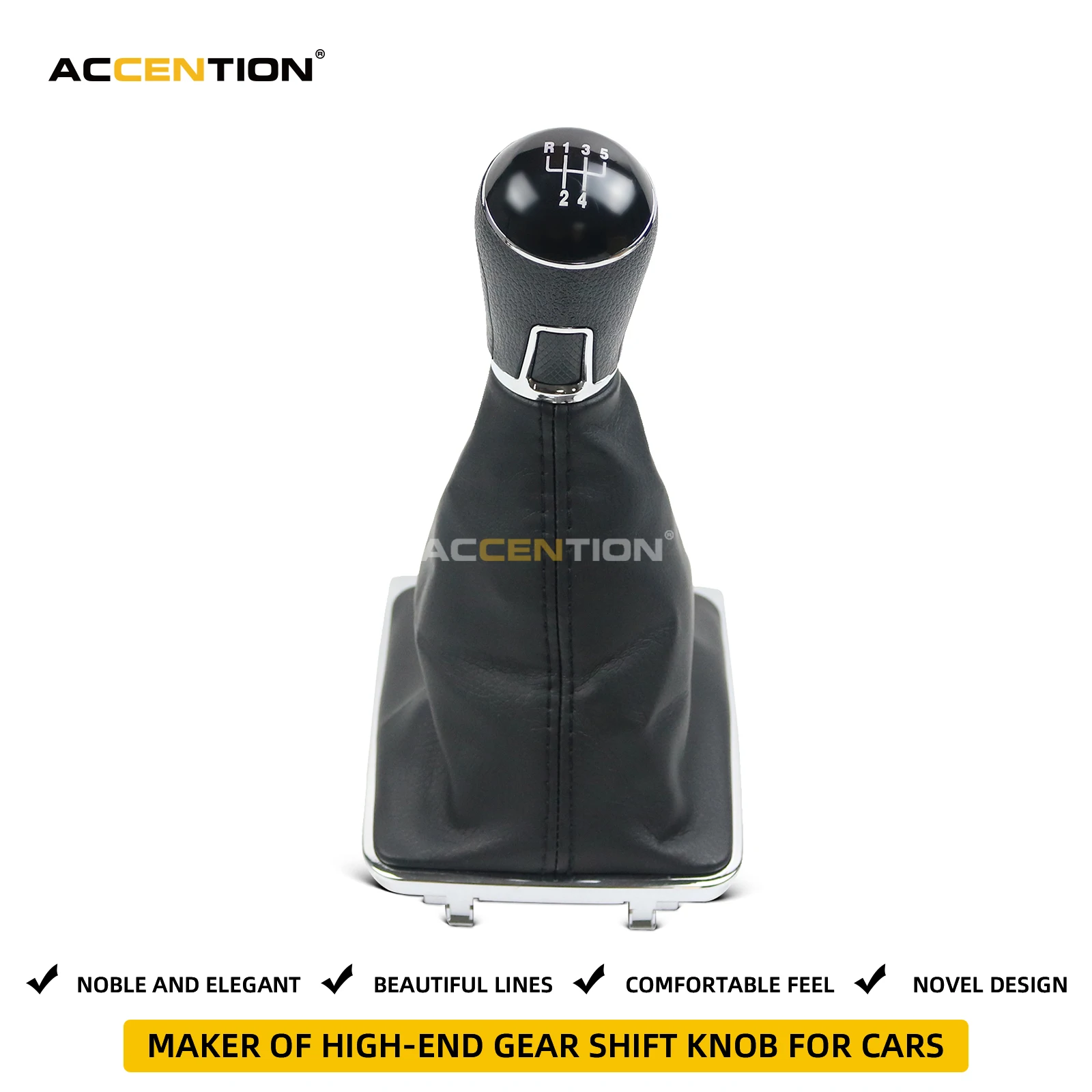 

5-скоростная черная ручка переключения передач, ручка переключения передач, гетра для багажника, рамка для VW Passat B7 2011 2012 2013 2014 2015