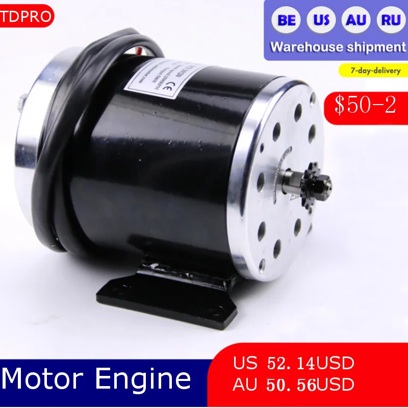 Электрический скоростной скутер постоянного тока 36 В 350 Вт картинг минибайк