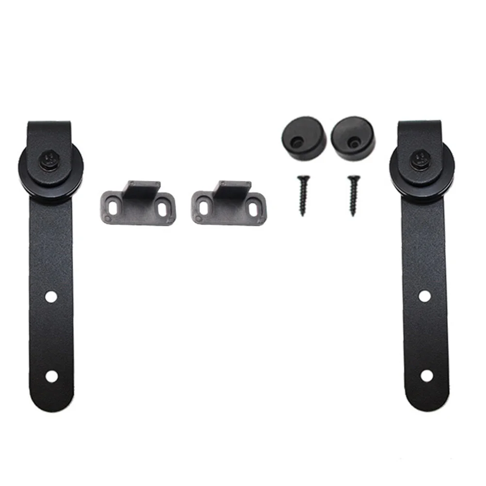 

Roller Sliding Door Rollers Carbon Steel Floor Guide Hanger Accessory Barn Warehouse Stay Nylon Sturdy