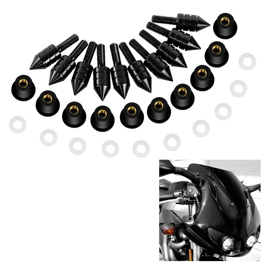 Мотоциклетные аксессуары шипы болты для лобового стекла винтовая гайка
