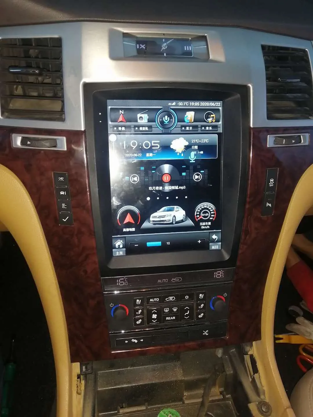 Android 13 для Cadillac Escalade 2007 2008-2012 Автомобильный радиоприемник 2 Din Авторадио