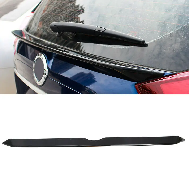 

Черный Задний центральный спойлер крышка отделка для Nissan Rogue / X-Trail 2014-2019