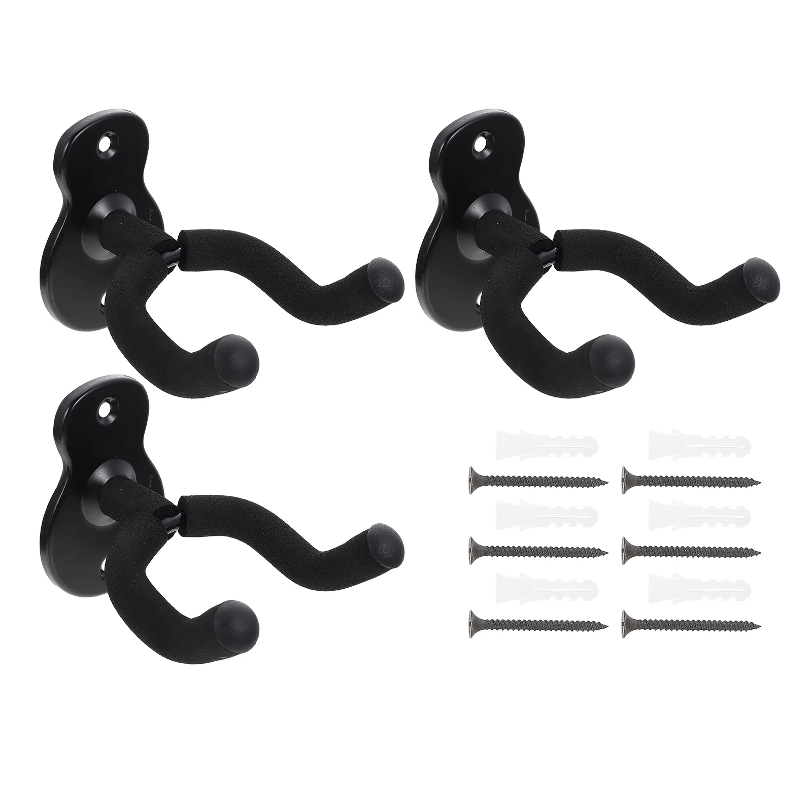 

1 Set Of Wall Instrument Hangers Durable Home Guitar Holder Guitar Wall Hangers Guitar Hanger Guitar Accessories