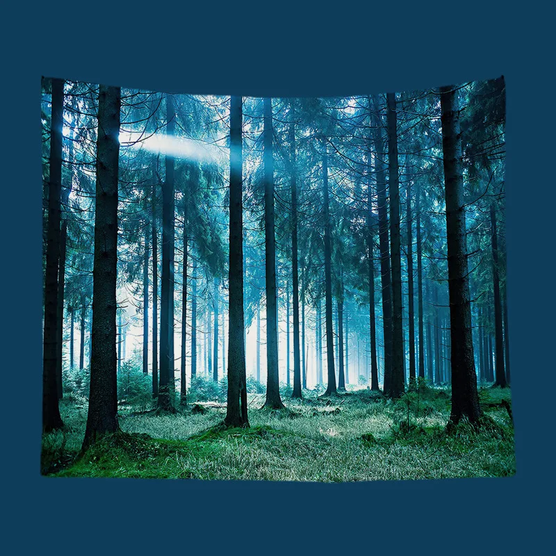 

Children's Room Decoration Sofa Sets Wonderland Background Cloth Forest Large Tapestry Bed Cover Wall Rugs Home Decor Blanket