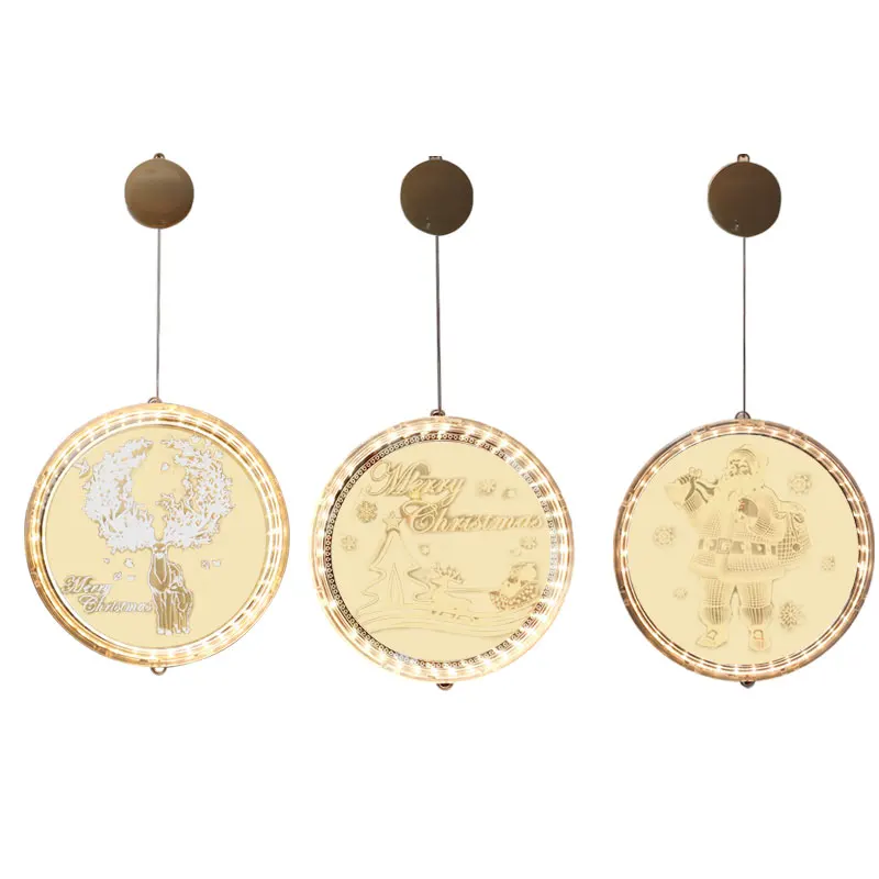 

Рождественские подвесные светисветодиодный ные декоративные подвесные светильники, рождественские гирлянды, рождественские украшения, п...