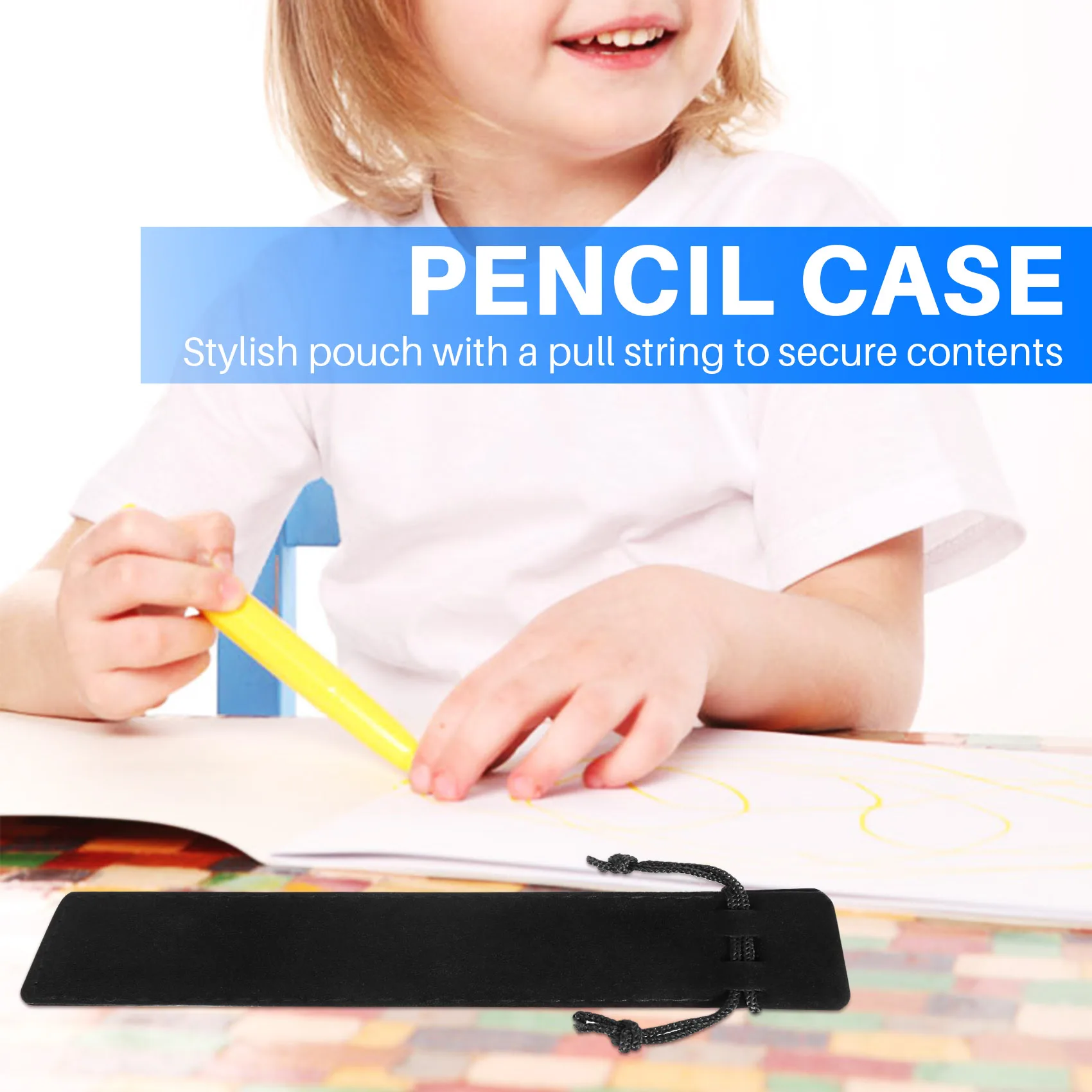 50 шт. черный бархатный чехол для ручек держатель с одной ручкой карандашей