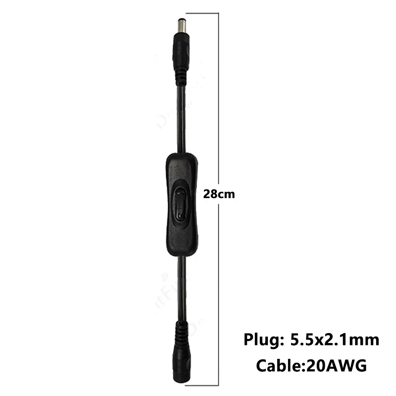 

Кабель питания DelightFire 12В с переключателем