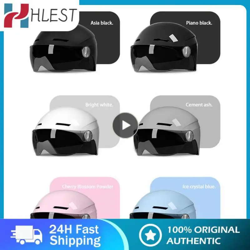 

3/5/10PCS Shock Absorption Safety Helmet Motorcycle Helmet Multi-color Adult Helmet Breathable Motorcycle Accessories