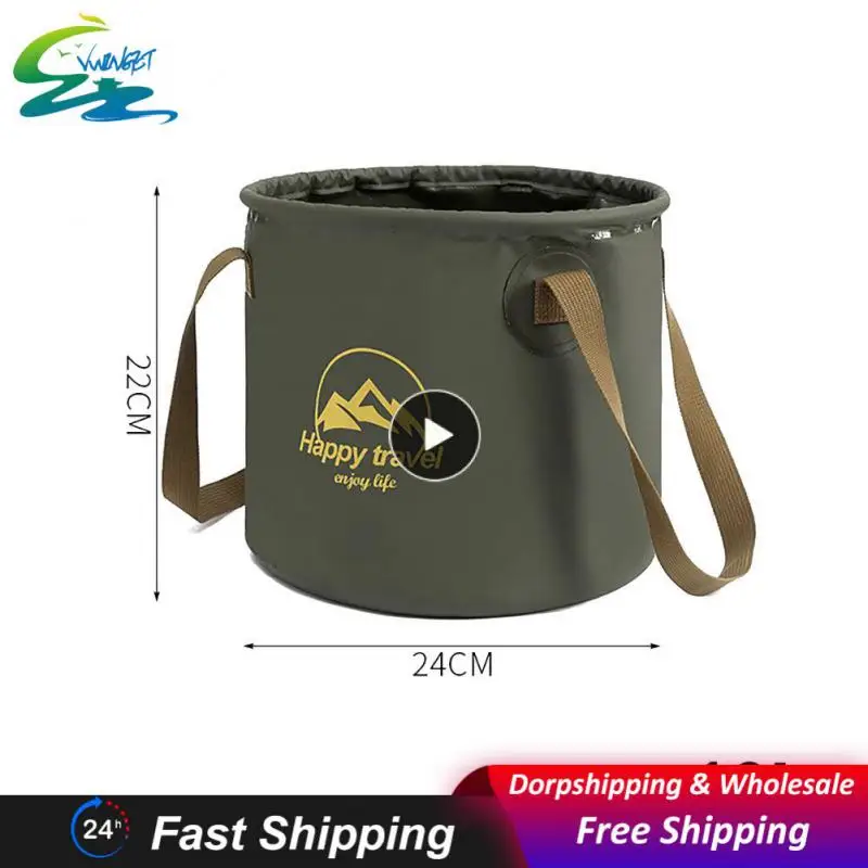 

Multi-functional Folding Bucket Barbecue Picnic Storage Bucket Portable Travel Camping Folding Bucket Multipurpose