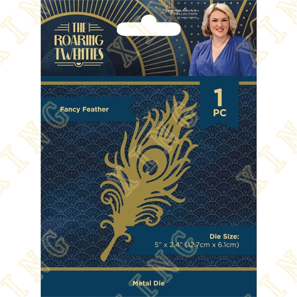 

Необычные металлические Вырубные штампы с перьями, декоративный трафарет с тиснением, шаблон «сделай сам», поздравительная открытка ручной работы, новинка 2023