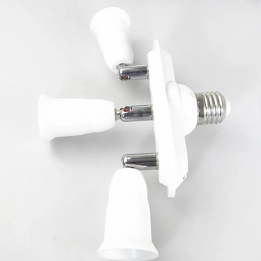 

Screw-in Bulb Socket Adapter Converter Bulb Lamp Socket Splitter E27 To 3E27