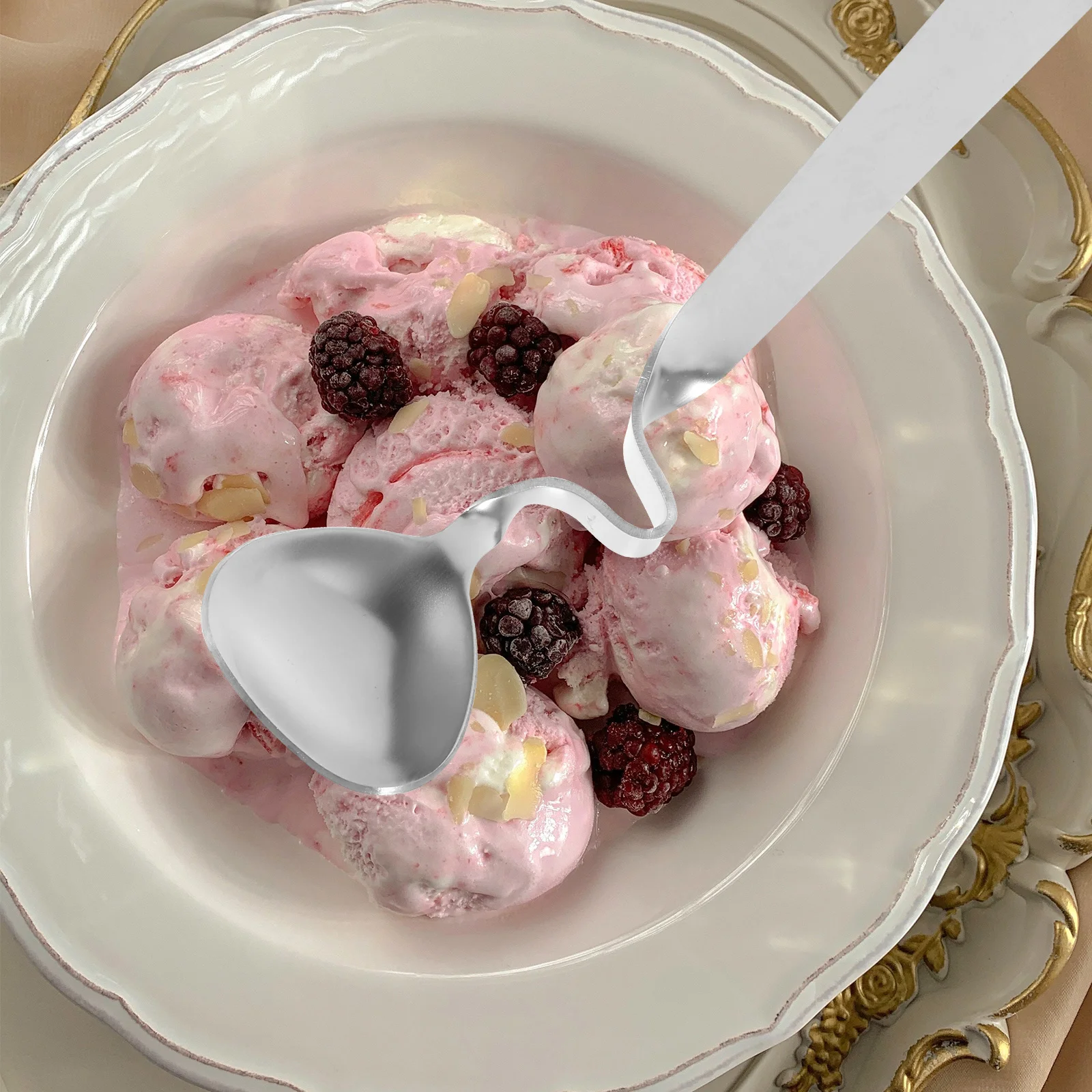 4 шт. кофейные ложки для смешивания меда с длинной ручкой креативная пищевая