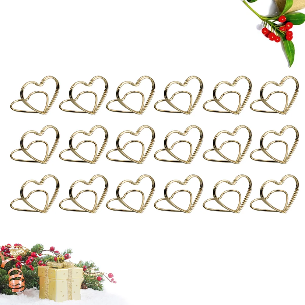 

Table Holdersholder Number Place Name Wedding Stand Memo Stands Photo Picture Clips Heart Metal Menu Gold Clip Wire Sign Display