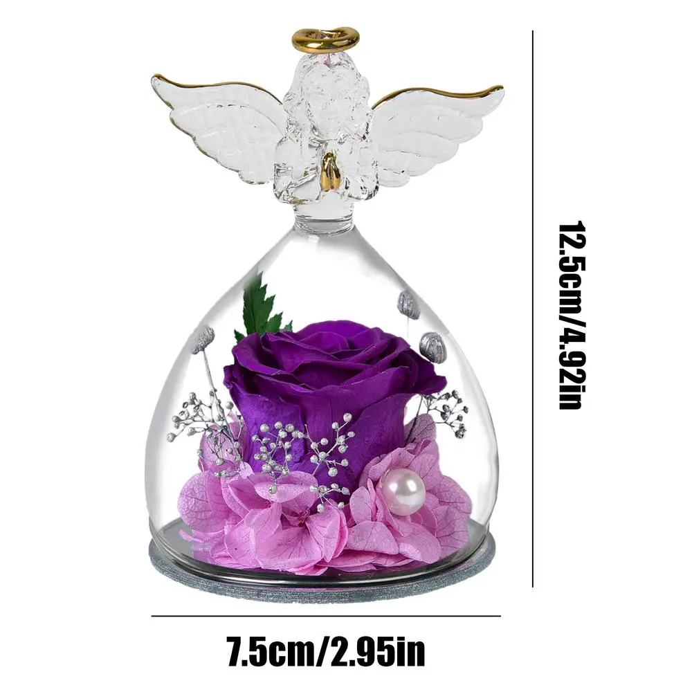 

Консервированная роза в стеклянном колбе