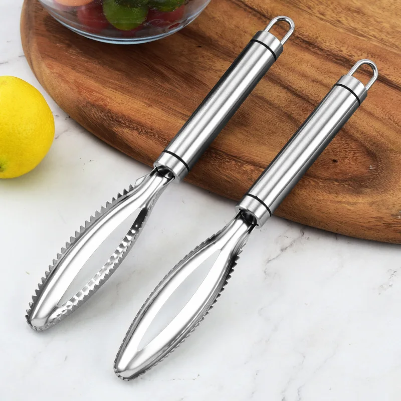 

Stainless Efficient Fish Scales Scraping Scaler For Fish Cleaning Tools Fish Skin Brush Scraping Scale Peeler Fish Scale Remover