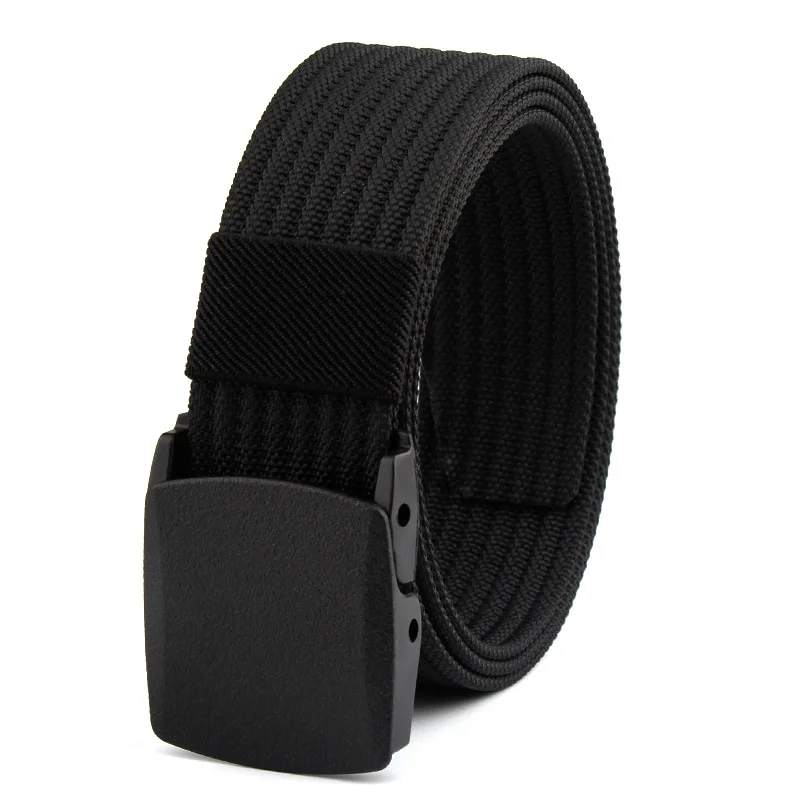 Metal Free Allergy Prevention Belt Nylon Canvas Woven Belt Outdoor Tactics Male And Female Electrician Military Training Belt A7