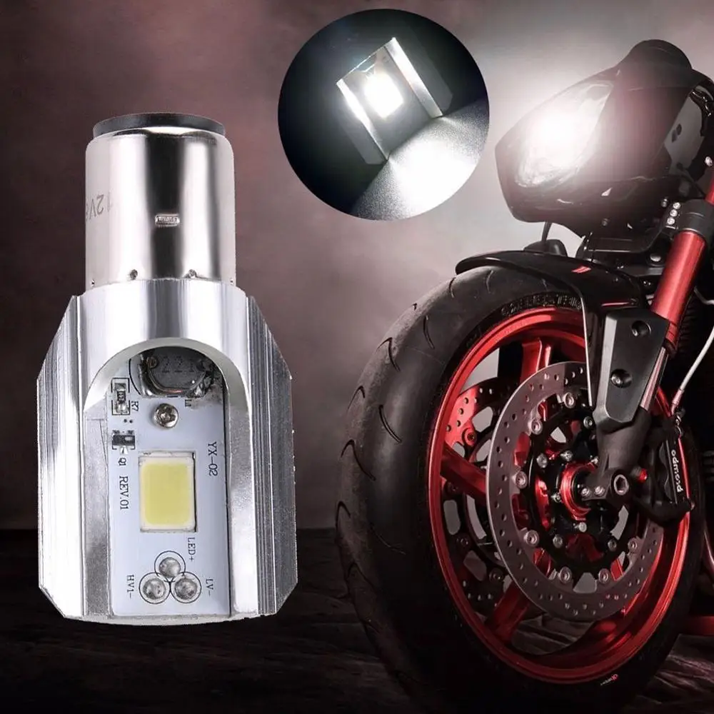 Светодиодсветильник лампа для мотоцикла скутера H6 Ba20d 6000k 2500LM 12W |