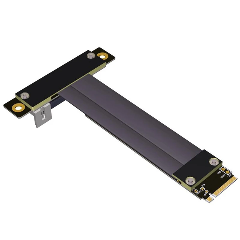 

R42SL PCIe X4 3.0 Extension Cable PCI Express 4X to M.2 M Key 2280 Riser Card Gen3.0 Extender Line 32G/Bps