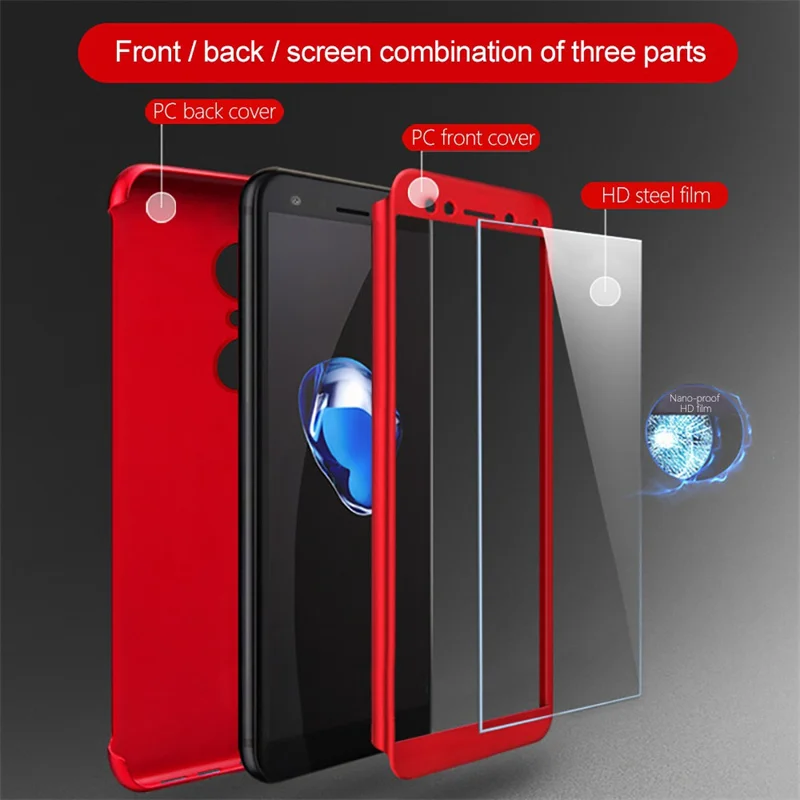 Защитный чехол с полным покрытием 360 градусов для Xiaomi Redmi Note 11 10 9 8 7 6 5 Pro 11S 10S 9S 8T 5A 4X