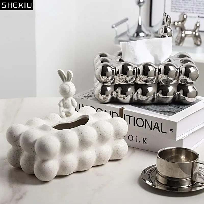 

Керамическое бумажное полотенце в форме кролика