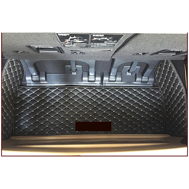 2017 кожаный коврик в багажник автомобиля грузовой вкладыш для kia carnival 2006-2020 2016 2018