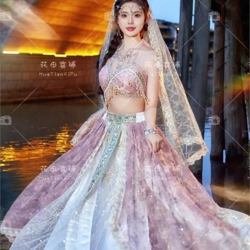 Западные регионы экзотическая Фотография Одежда Xishuangbanna фотография поездки Loulan