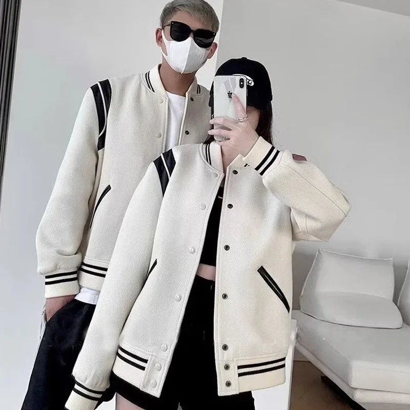 Осень-зима свободная утолщенная летная куртка бейсбольное пальто в стиле ретро