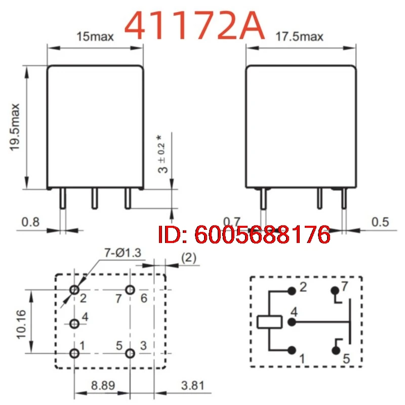 Фото 10 шт. новых реле 965-1U-24DS (41172A-Coil:24V) с 5 контактами №2