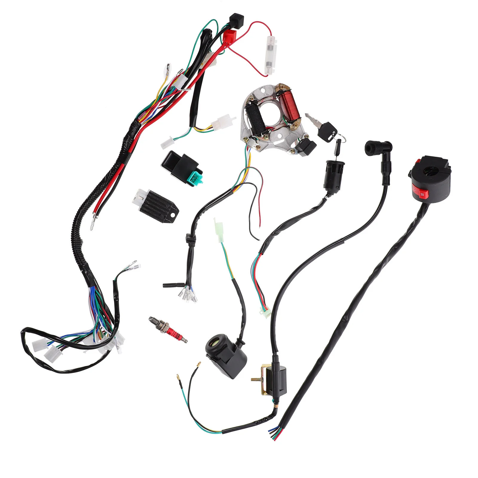 

1 Set Practical ATV Harness Coil Motorcycle Wiring Harness Useful ATV Parts