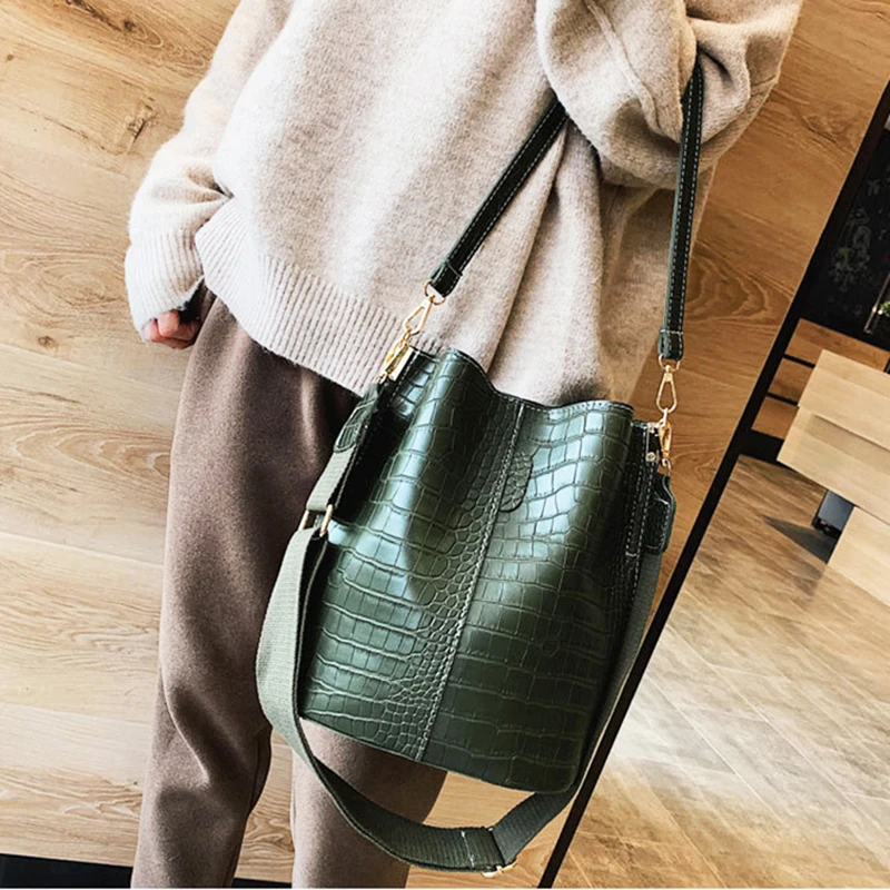 

Crocodile Pattern Crossbody Bags for Women 2023 New Luxury Handbags Women Bags Designer PU Leather Shoulder Bags Tote Bag Sac
