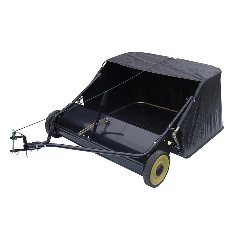 

SWH4213 48 Inch Garden Lawn Sweeper Adjustable Lawn and Leaf Bag