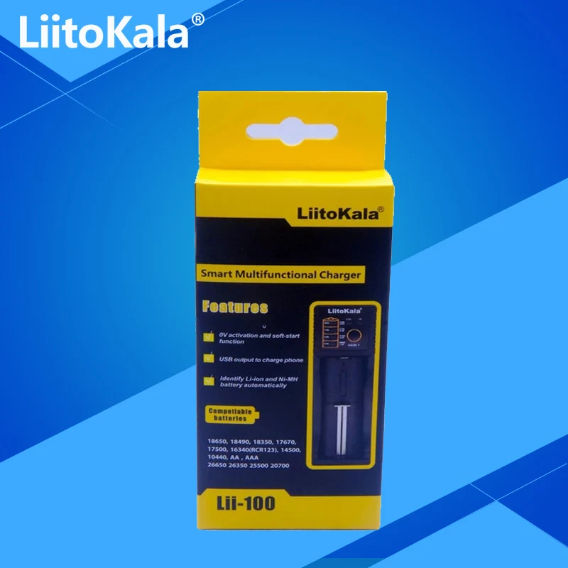 

Умное зарядное устройство LiitoKala lii-100 1,2 в 3,7 в 3,2 в 3,85 В A/AAA 18650 18350 26650 10440 14500 NiMH