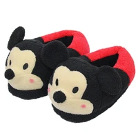 disney minnie mickey mouse cosplay slippers adult unisex costume winter plush cotton family shoes xmas gift