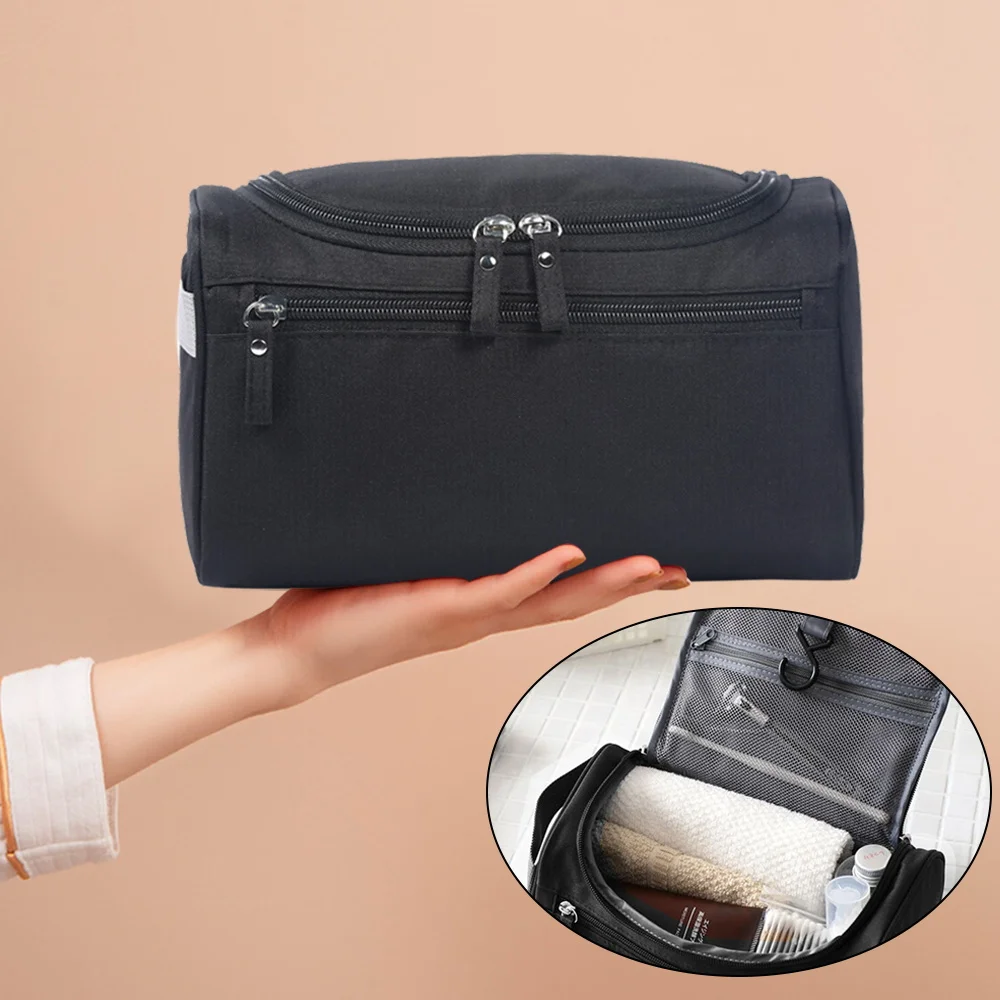 

Zipper Waterproof Makeup Bag Cosmetic Bag Man Women Beauty Case Make Up Organizer Toiletry Bag Kits Storage Travel Wash Pouch
