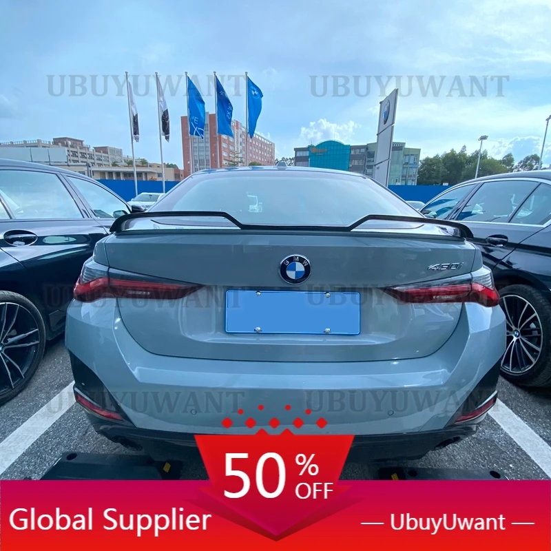 

Rear Boot Wing Trunk Spoiler Carbon Fiber For BMW M3 M4 G20 G22 G80 G82 V Style Real Carbon Fiber 2018 2019 2020-2022