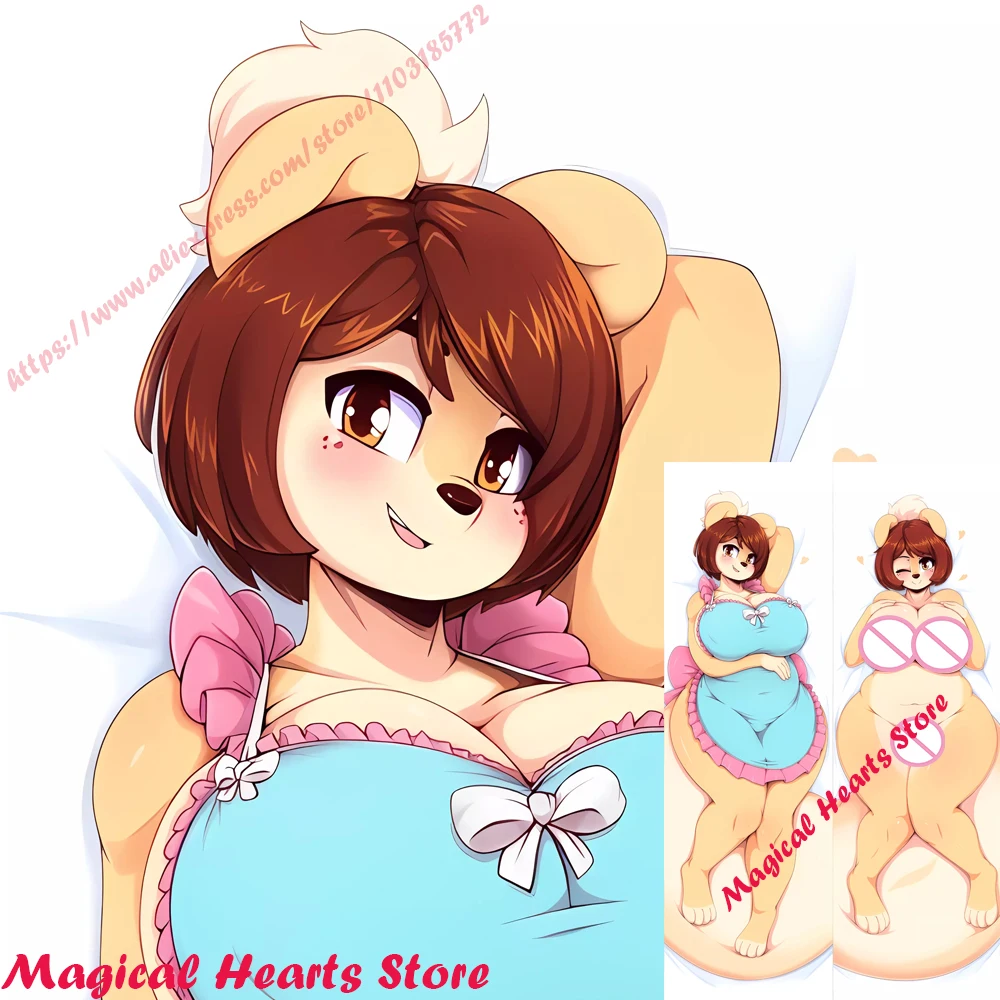 Подушка Dakimakura с рисунком пудинга белки обнимающая подушка для тела наволочка