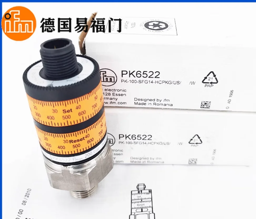 Оригинальный датчик давления IFM PK6734 PK6220 PK6224 PK7520 PK7521 PK6732 PK6523